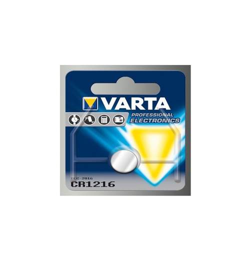 Baterie 3V CR 1216 pentru telecomanda auto, VARTA LITHIUM AllCars