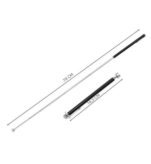 Dispozitiv Telescopic de Prindere cu Varf Magnetic, Lungime Maxima 79cm pentru Atelier Auto