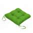 Set Perne decorative pentru scaun de bucatarie sau terasa, dimensiuni 40x40cm, culoare Verde, 6 bucati/set