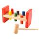 Joc Educativ din Lemn pentru Copii, Multicolor cu Ciocan, Dimensiuni 17.7x7x10 cm