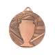 Medalie Sportiva Bronz, model Cupa, pentru Locul 3, diametru 5 cm