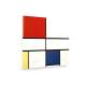 Tablou pe panza (canvas) - Piet Mondrian - Composition C - Composition No. III - Compositio AEU4-KM-CANVAS-28