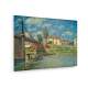 Tablou pe panza (canvas) - Alfred Sisley - The bridge of Villeneuve-la-Garenne AEU4-KM-CANVAS-1134