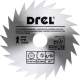 Disc circular 125 mm 24T, DREL MART-CON-TCV-1202