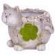 Ghiveci decorativ Strend Pro Cat, ceramica, 30x25.5x26.5 cm FMG-SK-8091258