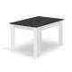 Masa pentru sufragerie/living, Artool, lemn, alb si negru, 120x80x75 cm MART-15407_1